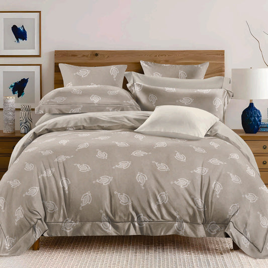 Royal Paisley Grey Bedsheet
